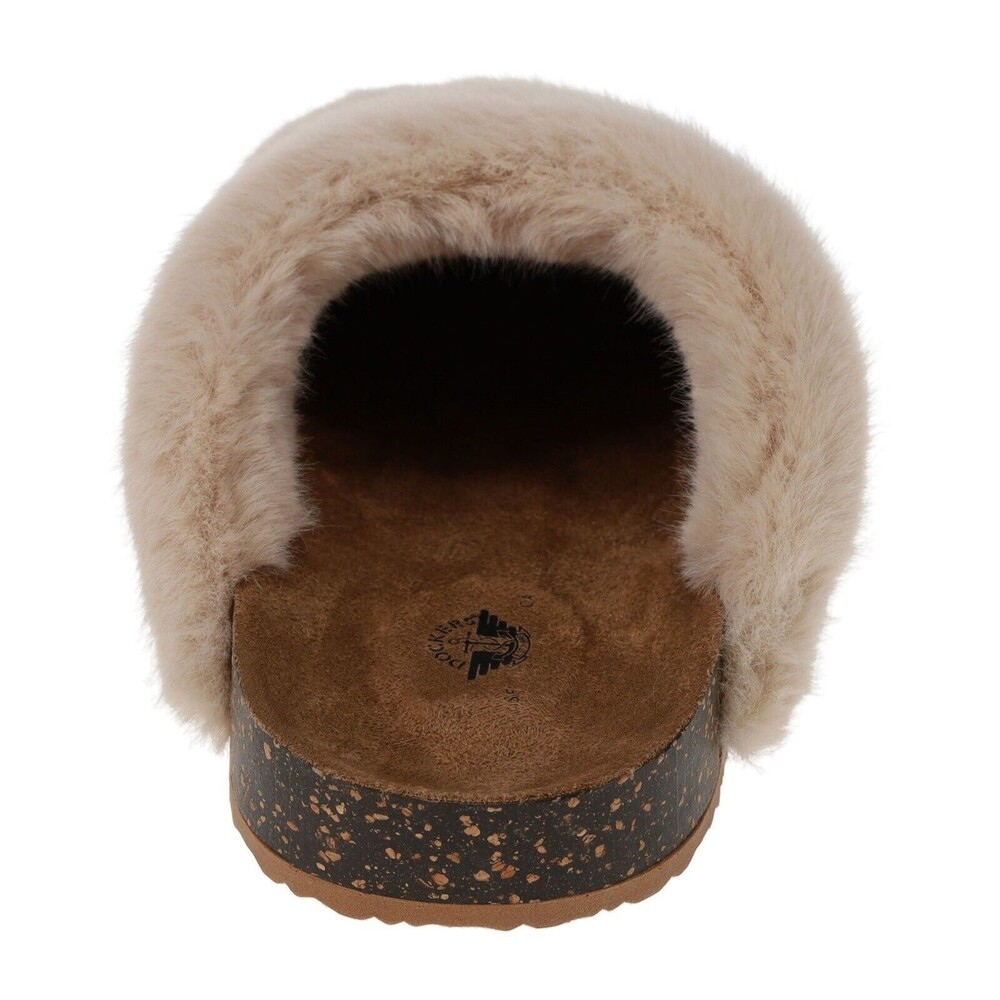 Dockers® Women's Faux-Fur Clog Slippers Tan M6450-9041 Org Price: 48